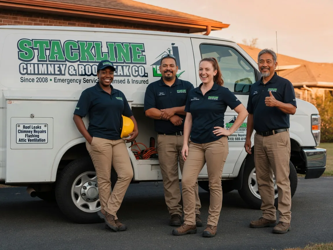 Chimney flashing repair company in Crosby, ND